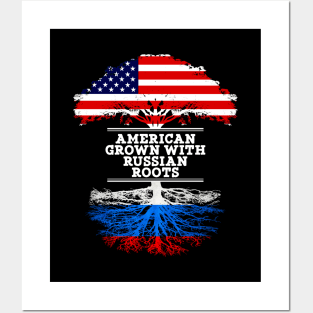 American Grown With Russian Roots - Gift for Russian From Russia Posters and Art